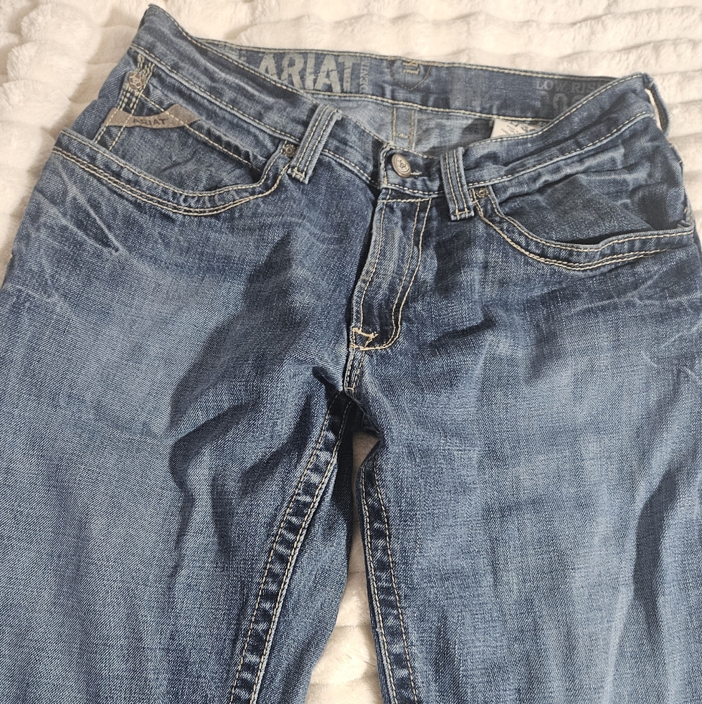 Ariat Blue Washed Denim Jeans 31X34